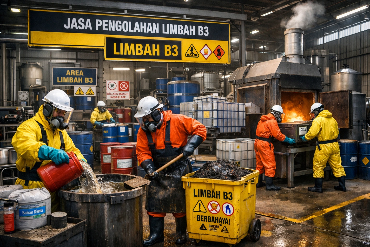 Jasa Pengolahan Limbah Padatan