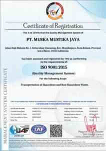 ISO 9001 Muska Mustika Jaya