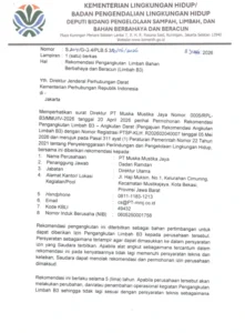 Rekomendasi KLHK Muska Mustika Jaya